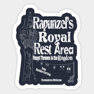 Rapunzel's Royal Rest Area Sticker